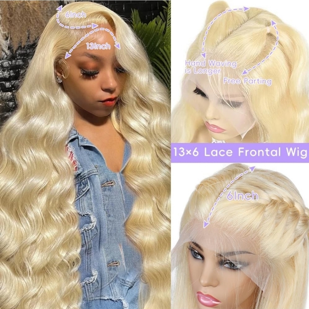 28 Inch Blonde Body Wave Wig